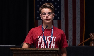 Student leading club