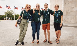 Student on field trip